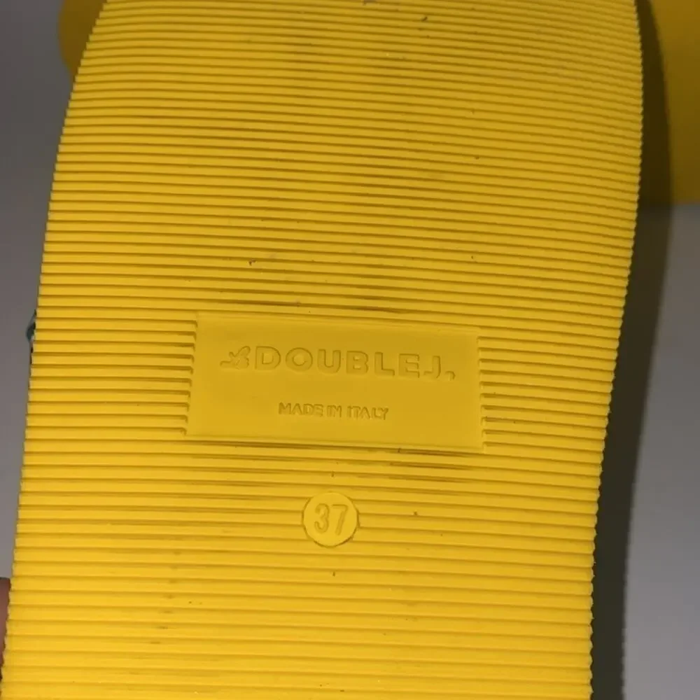 La Double J Treccia Slides Ionic in Twill